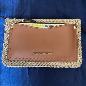 Aldo Brown and Tan Clutch